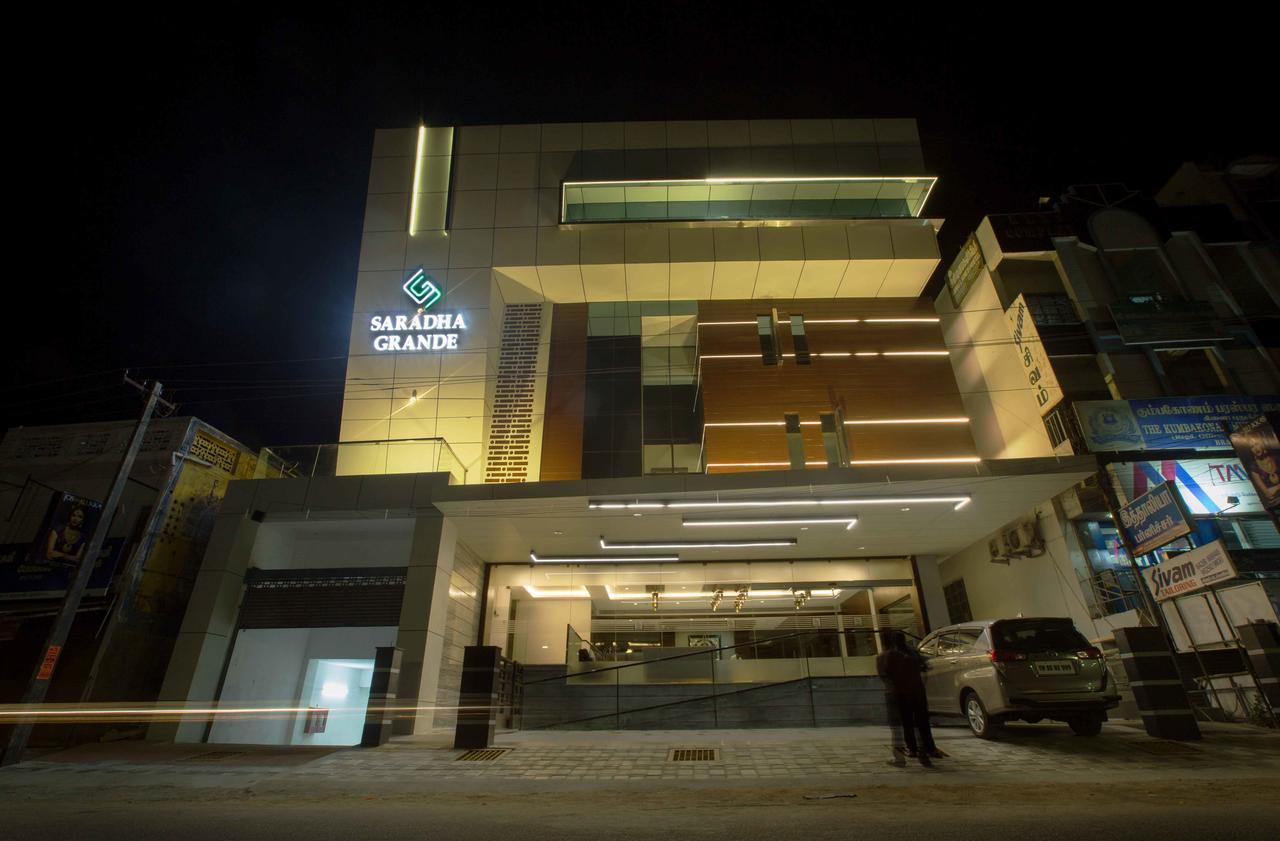 Hotel Saradha Grande Pudukkottai Esterno foto